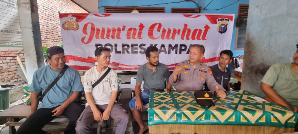 Polres Kampar Rutin Turun Langsung Menyapa dan Mendengarkan Keluhan Masyarakat